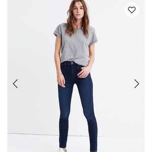 Madewell 10” high rise skinny jeans